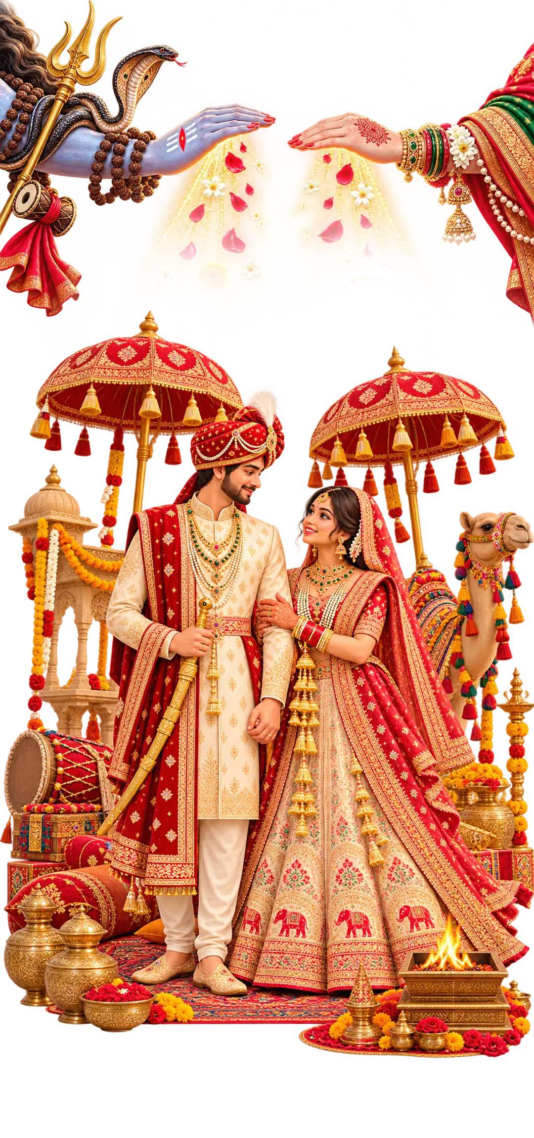 Groom and Bride