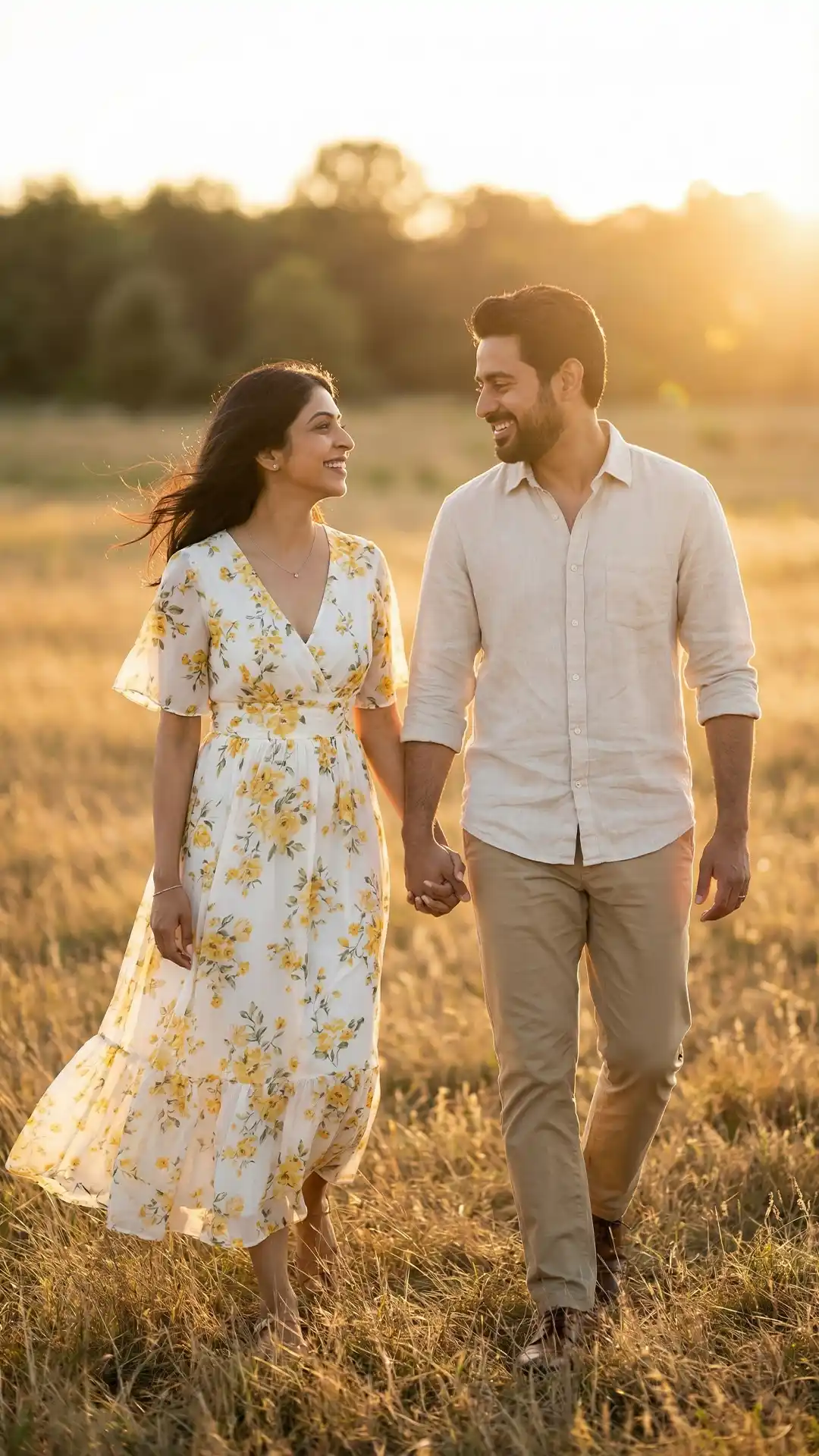 Couple standing