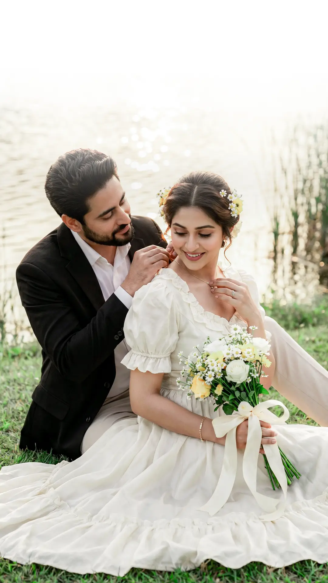 Couple standing
