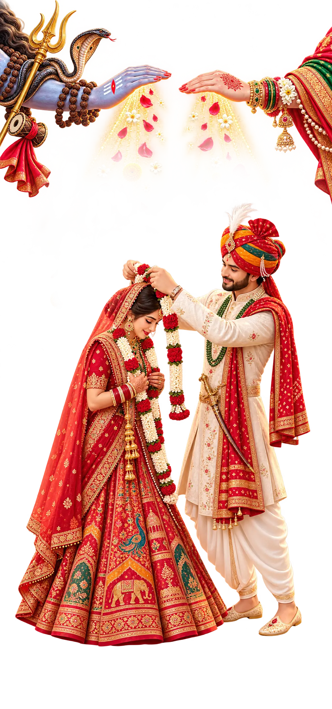Groom and Bride