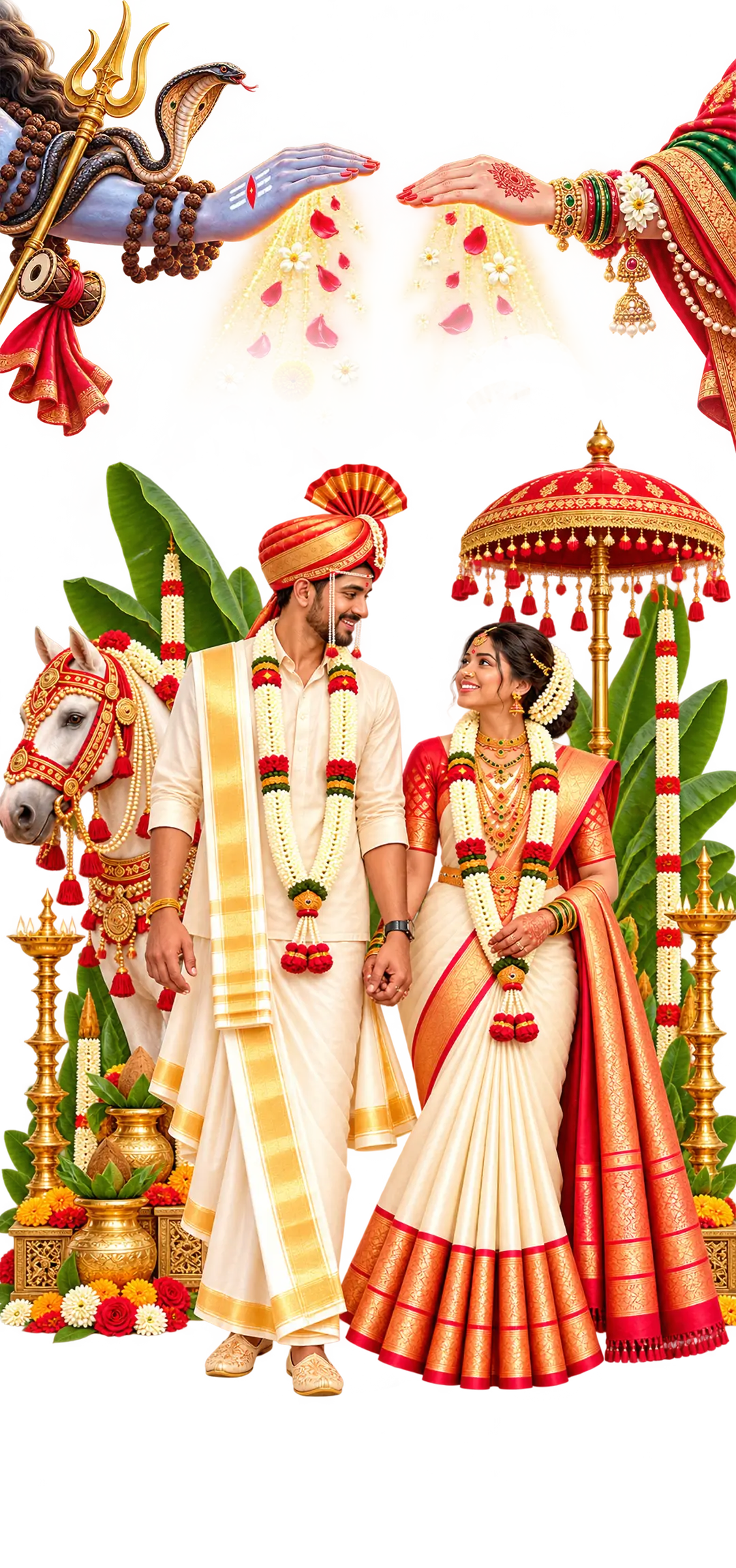 Groom and Bride