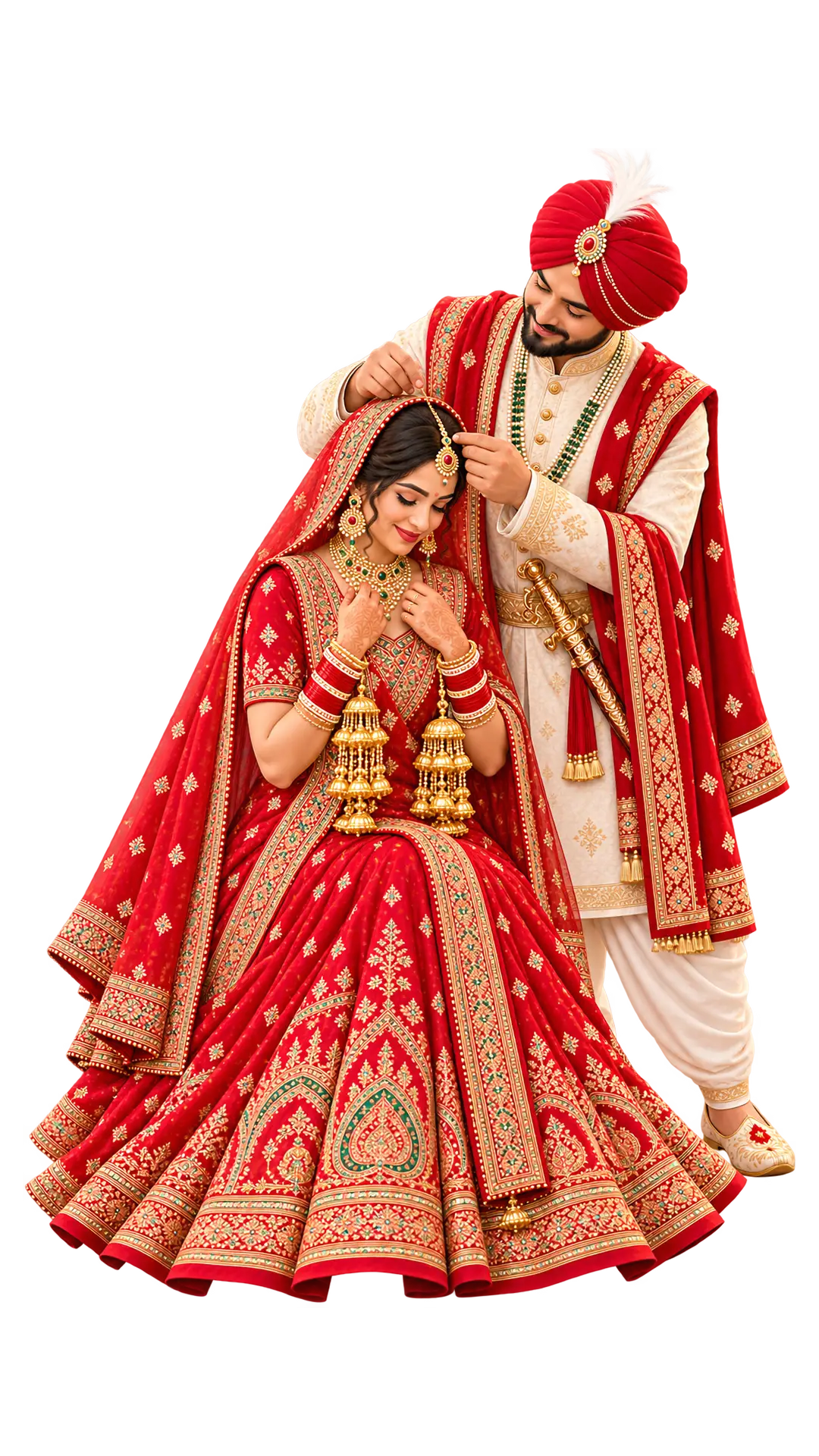 Groom and Bride